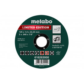 METABO DISCO CORTE INOX 125 X 1,0 X 22,23mm  (10 UNIDADES)