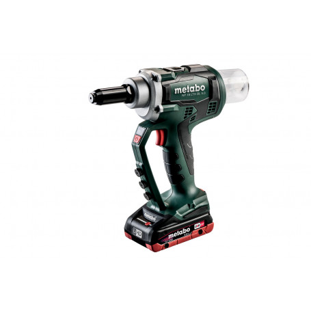 METABO REMACHADORA A BATERÍA NP 18 LTX BL 5.0 + CARGADOR + 2 BATERIAS LiHD 4.0Ah