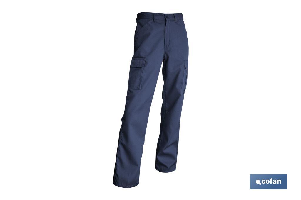 PANTALON TRABAJO SERVET 245 gms/m AZUL MARINO T-46