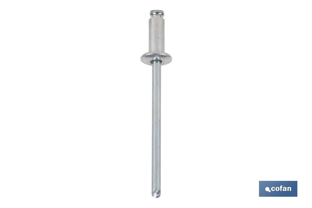 REMACHE ALUMINIO NORMAL 4.8 X 14 MM