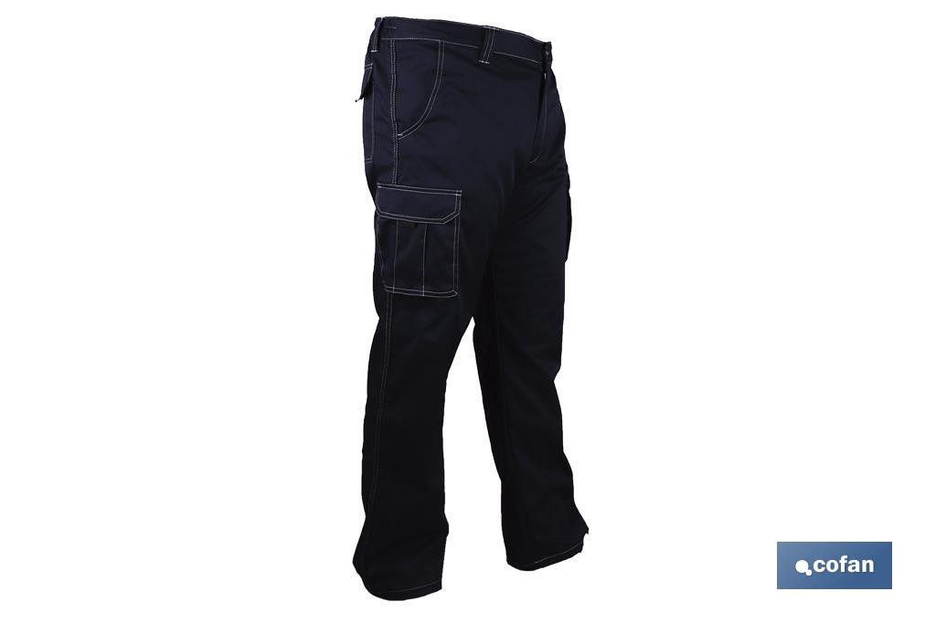 PANTALÓN DE TRABAJO TIPO DENIM MODELO GRASBERG 240 G/M2 AZUL TALLA 50