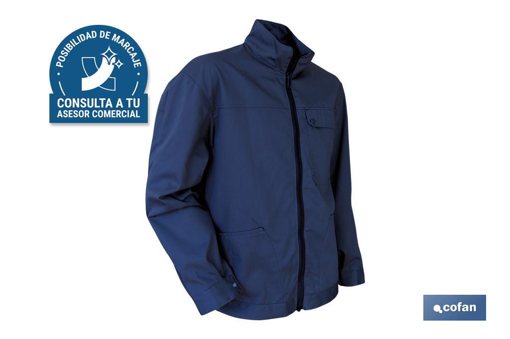 CHAQUETA TRABAJO WANKEE 245gms/m AZUL MARINO T-XS