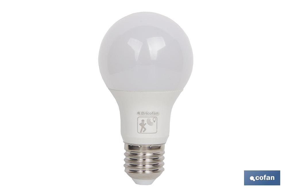 BOMBILLA CLASIC SENSOR E27 8.5W 810LM 4000K
