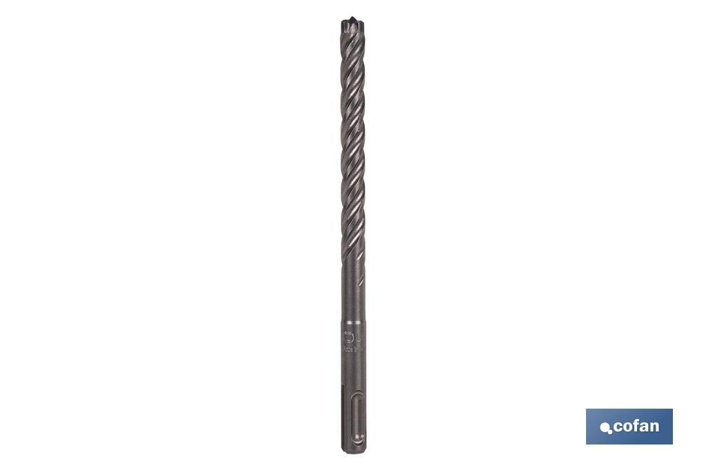 BROCA SDS PLUS PARA HORMIGÓN ARMADO 10 X 465 MM (PACK: 1 UDS)