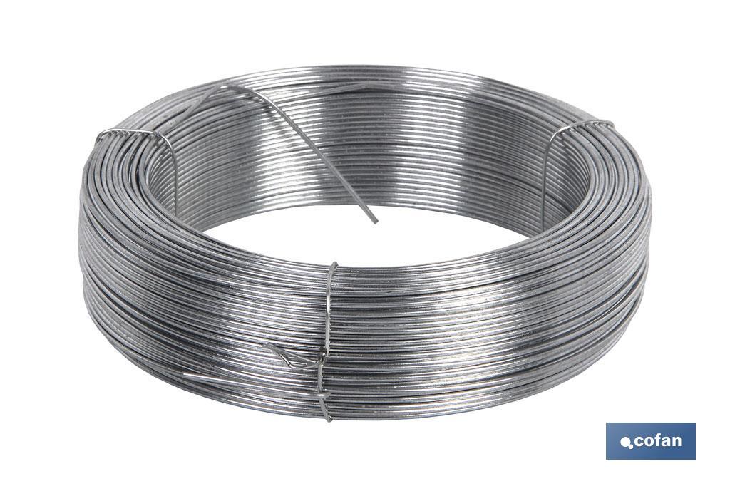 ROLLO ALAMBRE GALVANIZADO 1 Kg (1,1mm) Nº 6 (PACK: 1 UDS)