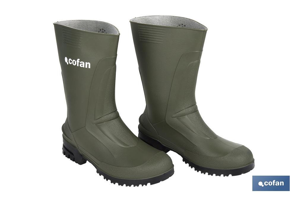 BOTA PVC VERDE MEDIA CAÑA TALLA 41 (PACK: 1 UDS)