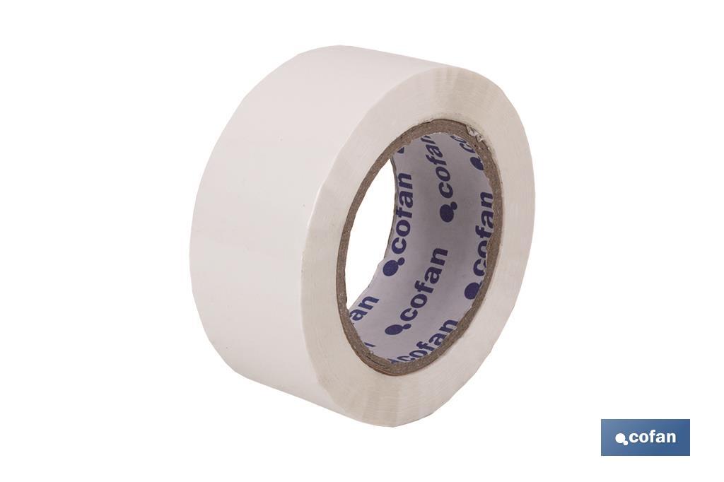 PRECINTO ACRILICO BLANCO 45 Micras 48 mm X 132 Metros (PACK: 1 UDS)