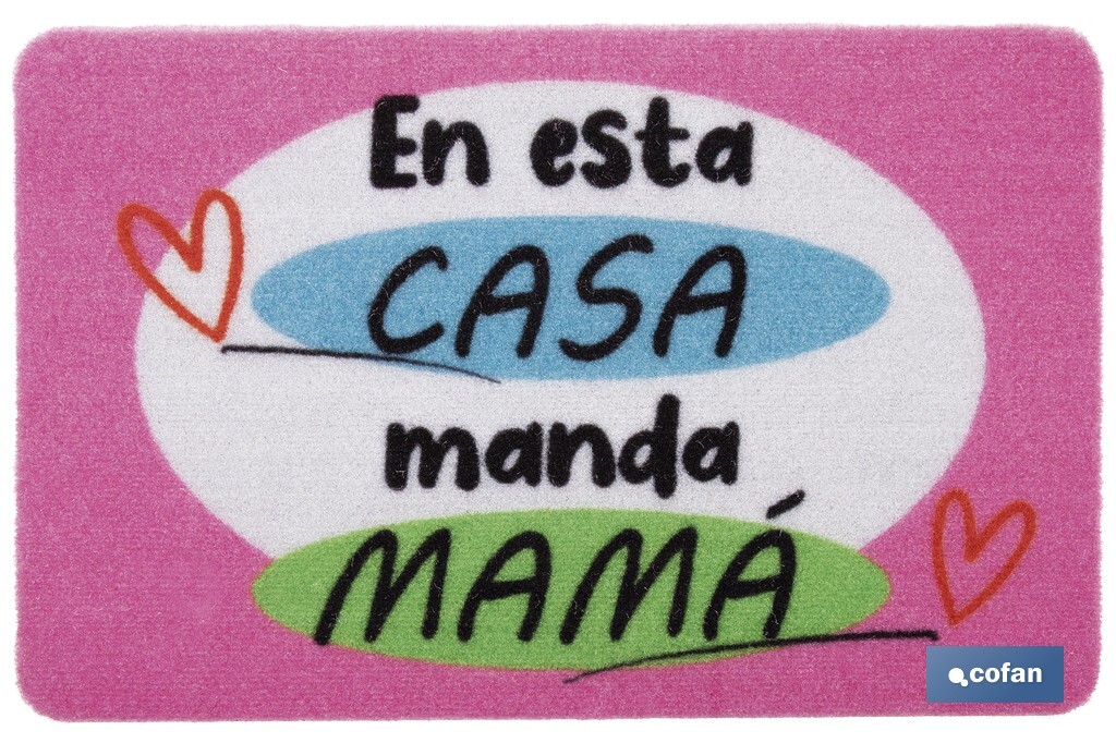 FELPUDO ESTAMPADO DIGITAL CASA 40 X 60 CM (PACK: 1 UDS)