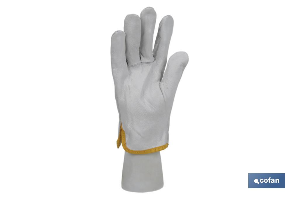 GUANTE CONDUCTOR DE PIEL TALLA 10 (PACK: 12 UDS)