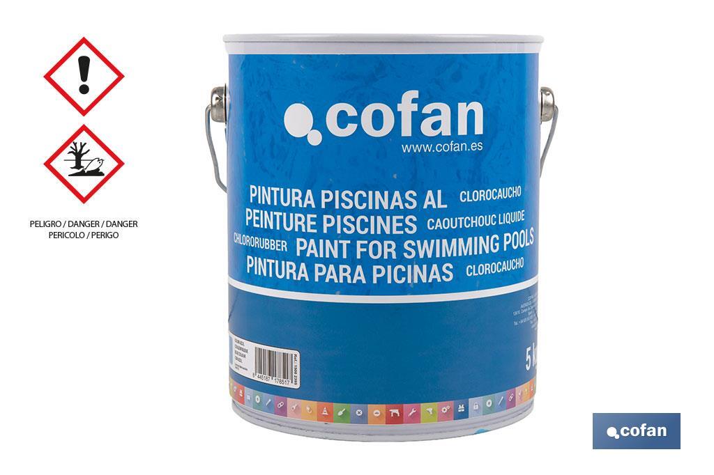 PINTURA PISCINAS CLOROCAUCHO (AZUL 5 KG) (PACK: 1 UDS)