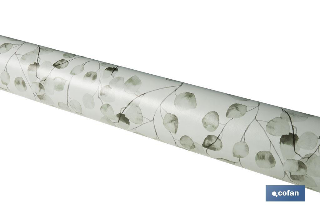 ROLLO DE HULE DISEÑO EUCALIPTO 1,40 X 20 M (PACK: 1 UDS)