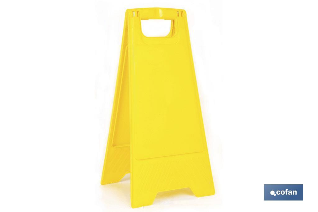 Caballete sin texto | Hueco para personalizar | 62 x 30 cm