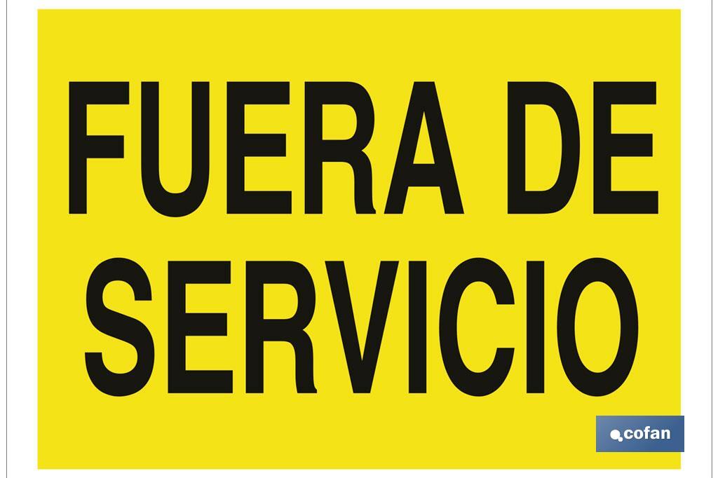 Fuera de servicio