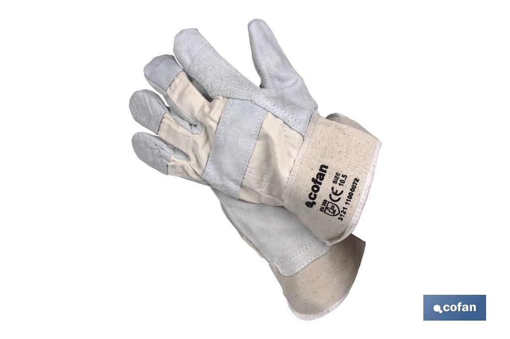 Guantes de serraje americano | Especiales para carga y descarga | Diseño industrial y resistente