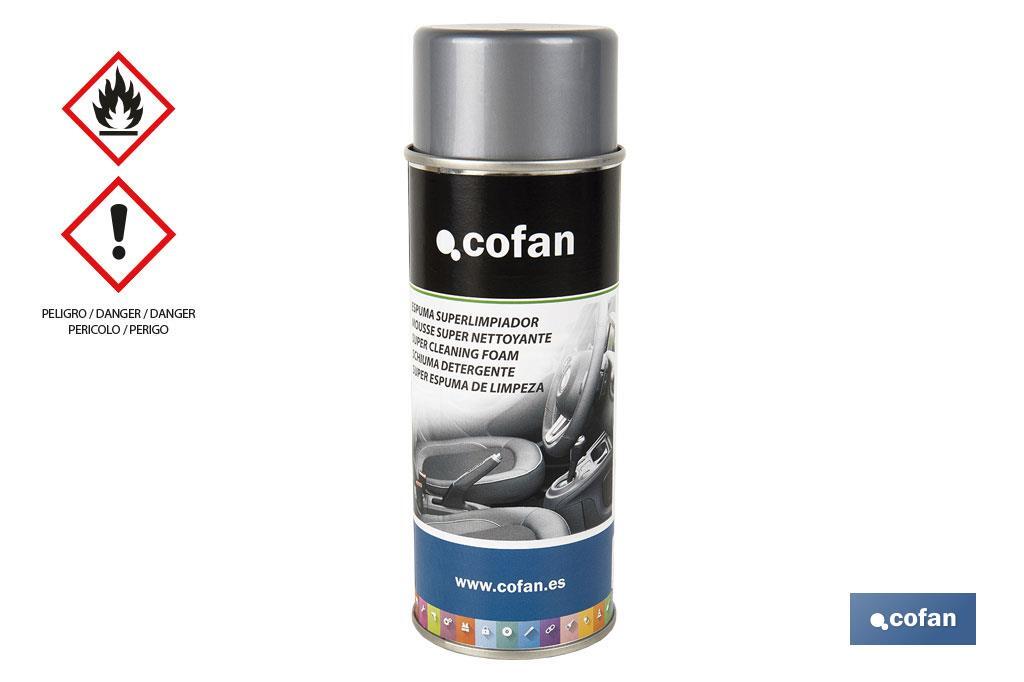 Espuma súper limpiadora en spray 400 ml | Perfumada para ambientar espacios | Previene de la aparición de moho y suciedad diari